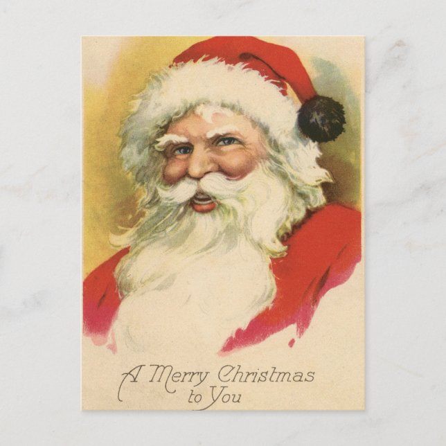 Vintage Christmas Postcard (Front)