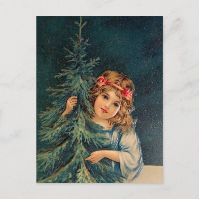Vintage Christmas Postcard (Front)