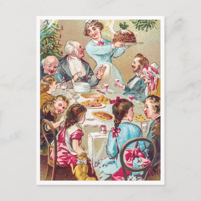Vintage Christmas Postcard (Front)
