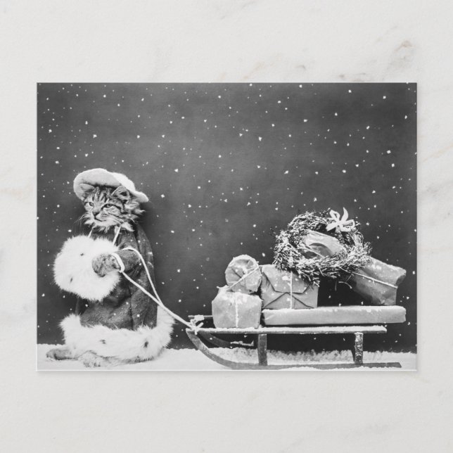 Vintage Christmas Postcard (Front)