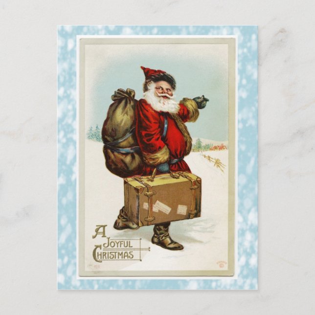Vintage Christmas Postcard (Front)