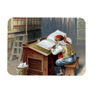 Vintage Christmas, Saint Nicholas Naughty or Nice  Magnet