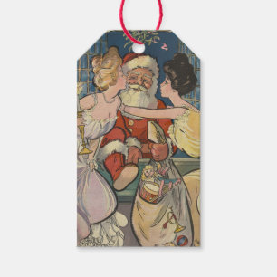 Vintage Christmas, Santa Claus (1902) Gift Tags