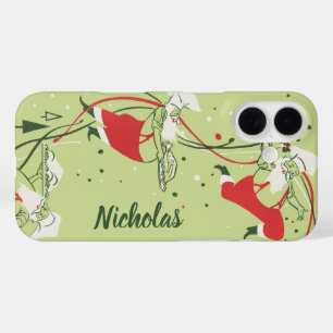 Vintage Christmas, Santa Claus Chef with Dinner iPhone 16 Case