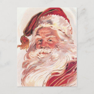 Vintage Christmas Santa Claus Holiday Postcard