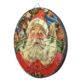 Vintage Christmas, Santa Claus in Sleigh with Toys Dartboard (Front Right)