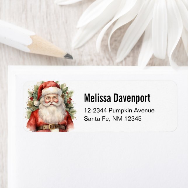 Vintage Christmas Santa Claus Smiling (Insitu)