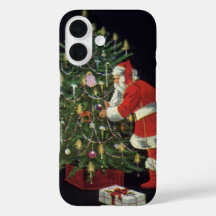 Vintage Christmas, Santa Claus with Presents