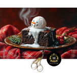 Vintage Christmas Scene Brownie Decoupage  Tissue Paper<br><div class="desc">Add a sweet, festive touch to your holiday crafting with this vintage Christmas scene brownie decoupage tissue paper. Featuring charming holiday imagery with delicious brownies, this tissue paper is perfect for a wide range of creative projects, including scrapbooking, junk journalling, DIY holiday decor, and unique Christmas gift wrapping. Whether you're...</div>