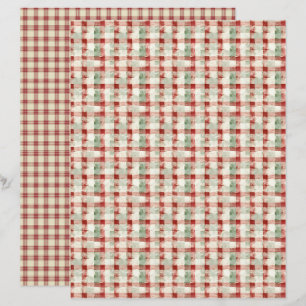 Vintage Christmas Scrapbook Paper