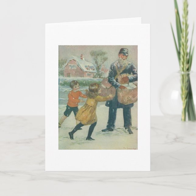 Vintage - Christmas Special Delivery, Holiday Card (Front)