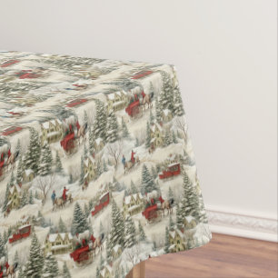 Vintage Christmas  Tablecloth