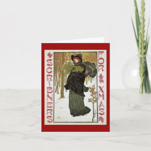 Vintage Christmas Thank You