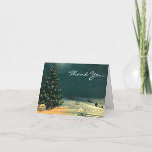Vintage Christmas Thank You