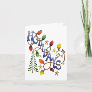 Vintage Christmas Thank You Card
