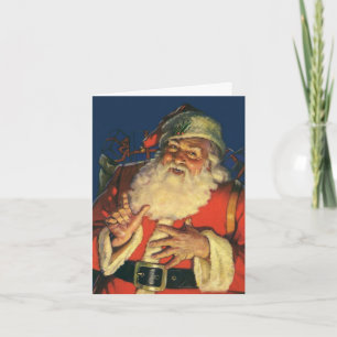 Vintage Christmas Thank You Card