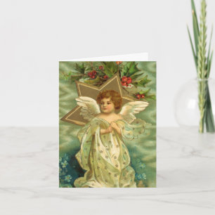 Vintage Christmas Thank You Card