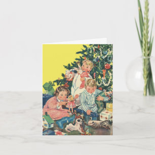 Vintage Christmas Thank You Card