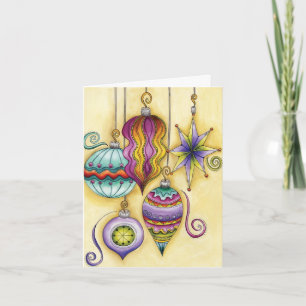 Vintage Christmas Thank You Card