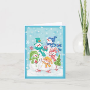 Vintage Christmas Thank You Card