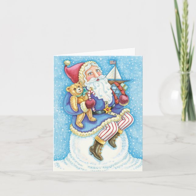 Vintage Christmas Thank You Card (Front)