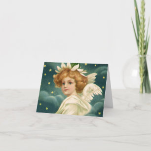 Vintage Christmas Thank You Card