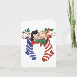 Vintage Christmas Thank You Card