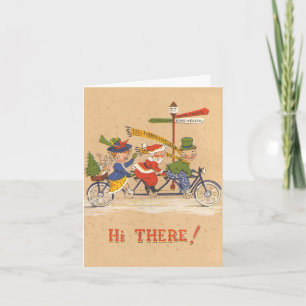 Vintage Christmas Thank You Card