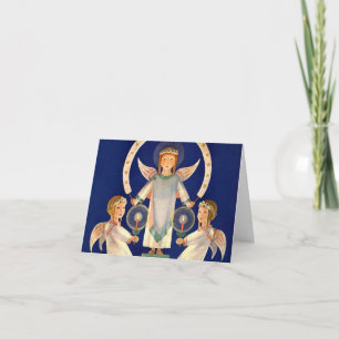 Vintage Christmas Thank You Card