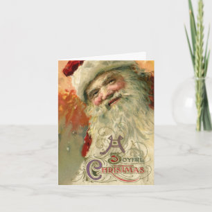 Vintage Christmas Thank You Card