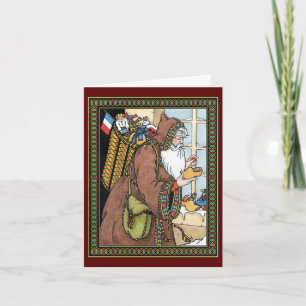 Vintage Christmas Thank You Holiday Card