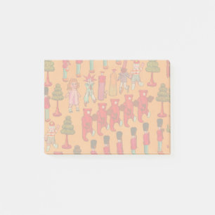 Vintage Christmas Toy Parade 1907 Puck Magazine Post-it Notes