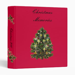 Vintage Christmas Tree Binder