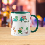 Vintage Christmas Tree Farm Life Green Mug<br><div class="desc">Transport yourself to the charm of a Vintage Christmas Tree Farm with our Vintage Christmas Tree Farm Life Coffee Mug. This delightful coffee mug is not just a beverage holder; it's a nostalgic journey back to simpler times. The elegant and festive design captures the essence of the holiday season, making...</div>