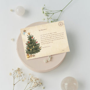 Vintage Christmas Tree Greeting Card