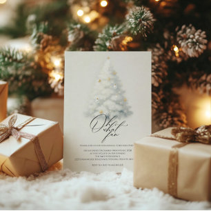Vintage Christmas Tree Invite Oh What Fun Party