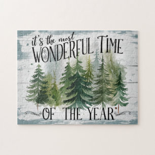 Vintage Christmas Tree Jigsaw Puzzle