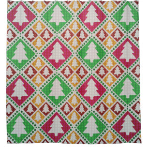 Vintage Christmas Tree Pattern.