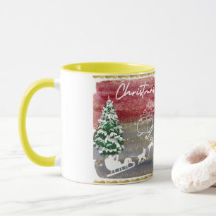Vintage Christmas trees  Mug