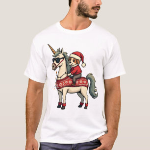 Vintage Christmas Unicorn and Dog Ugly Sweater Sty