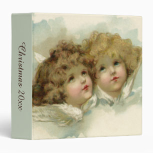 Vintage Christmas, Victorian Angels in the Clouds Binder