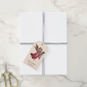 Vintage Christmas, Victorian Guardian Angel Gift Tags