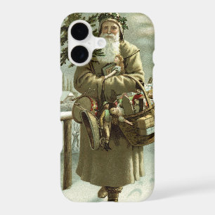 Vintage Christmas, Victorian Santa Claus with Toys