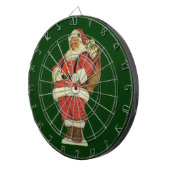 Vintage Christmas, Victorian Santa Claus with Toys Dartboard (Front Right)