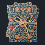 Vintage Christmas, William Morris Wrapping Paper Sheet<br><div class="desc">An awesome elegant vintage William Morris Christmas wrapping paper. Holland Park pattern. Stand apart from the crowd with this unique one of a kind design.</div>