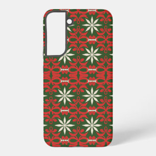 Vintage Christmas/winter patterned  Samsung Galaxy Case