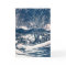 Vintage Christmas, Winter Snow Mountain Landscape 