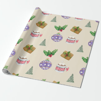 Vintage Christmas Wrapping Paper