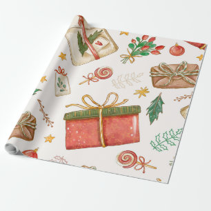 "Vintage Christmas" Wrapping Paper
