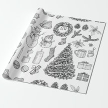 Vintage Christmas Wrapping Paper
